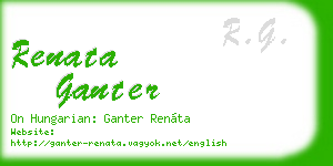 renata ganter business card