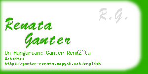 renata ganter business card